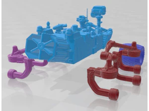 Curiosity Rover Mars 2014 Printable 3D Print Model
