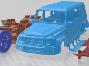 Mercedes Benz G Maybach Landaulet 2017 Printable Car Modelo de impresión 3D
