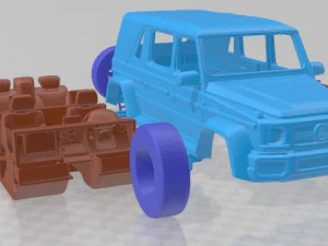 Mercedes Benz G Maybach Landaulet 2017 Printable Car 3D Print Model