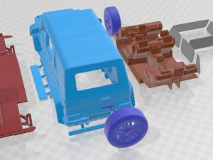 Mercedes Benz G Maybach Landaulet 2017 Printable Car 3D Print Model