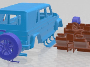 Mercedes Benz G Maybach Landaulet 2017 Printable Car 3D प्रिंट मॉडल