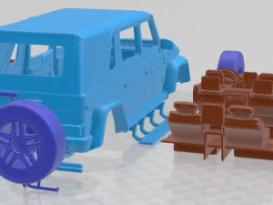 Mercedes Benz G Maybach Landaulet 2017 Printable Car 3D Print Model