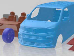 Vauxhall Vivaro Van L1 2024 Printable 3D Print Model
