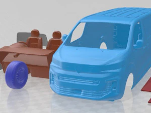Peugeot Expert Van L3 2024 Версия для печати 3D Принт Модель