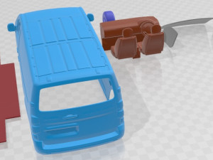 Peugeot Expert Van L3 2024 Printable Modello di stampa 3D