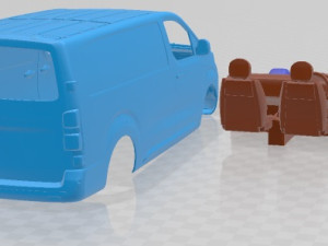 Peugeot Expert Van L3 2024 Printable Modello di stampa 3D