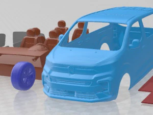 Citroen E Space Tourer XS 2024 Printable Van 3D Print Model