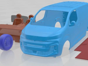 Peugeot Expert Van L1 2024 do druku Model do druku 3D