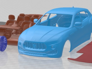 Maserati Levante 2017 Printable Car 3D Print Model