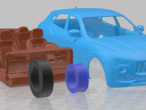 Maserati Levante 2017 Printable Car 3D 打印模型