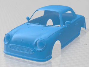Nissan Figaro 1991 Printable Body Car 3D Print Model