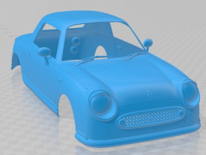 Nissan Figaro 1991 Carrosserie Imprimable Modèles 3D en vedette