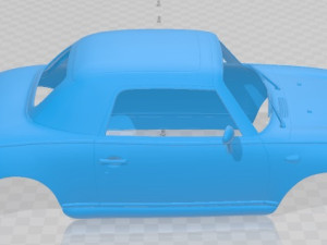 Nissan Figaro 1991 Carrosserie Imprimable Modèles 3D en vedette