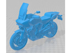 Harley Davidson Pan America 2020 Printable Motorbike 3D Print Model