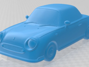 Nissan Figaro 1991 Printable Car 3D-printmodel