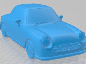 Nissan Figaro 1991 Printable Car Modello di stampa 3D