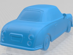 Nissan Figaro 1991 Printable Car Modello di stampa 3D
