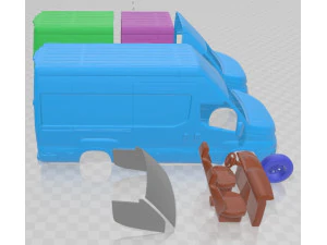 Iveco Daily Van L3H3 2024 Printable 3D Print Model