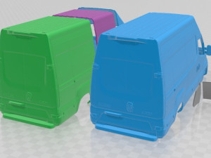 Iveco Daily Van L3H3 2024 Printable 3D 打印模型