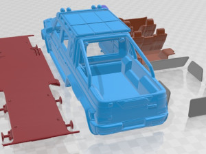 Brabus XLP 800 6x6 Adventure 2023 Printable Car 3D-Druckmodell