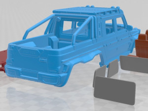 Brabus XLP 800 6x6 Adventure 2023 Printable Car 3D-Druckmodell