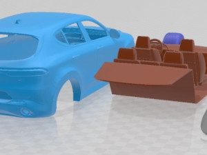 Dodge Hornet GT GLH 2023 Printable Car 3D Принт Модель
