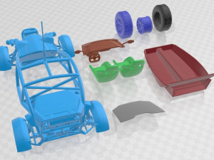 Ariel Nomad 2018 Buggy Sport Printable 3D Baskı Modeli