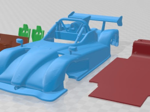 Radical SR1 XXR 2024 Sport Printable Car 3D Baskı Modeli