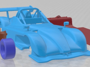 Radical SR1 XXR 2024 Sport Printable Car 3D Print Model