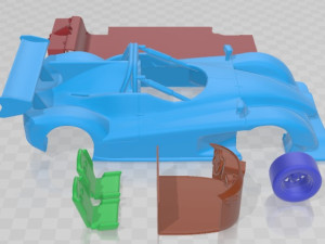 Radical SR1 XXR 2024 Sport Printable Car 3D Print Model