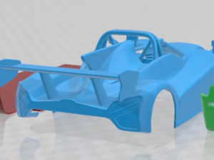 Radical SR1 XXR 2024 Sport Printable Car 3D Print Model