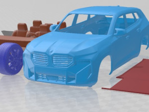 XM Label Red G09 2023 Printable Car 3D Print Model