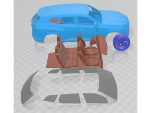 XM Label Red G09 2023 Printable Car 3D Print Model
