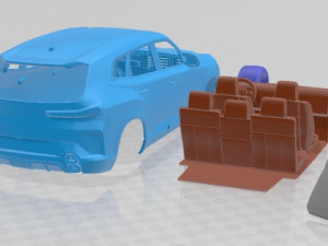 XM Label Red G09 2023 Printable Car 3D Print Model