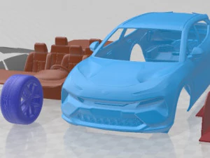 Автомобиль для печати Lotus Eletre S 2023 Crossover 3D Принт Модель