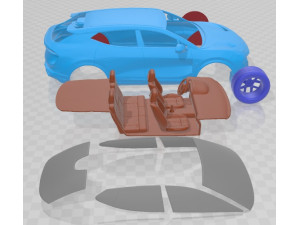 Lotus Eletre S 2023 Crossover Printable Car 3Dプリントモデル