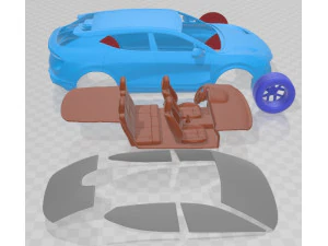 Lotus Eletre S 2023 Crossover Printable Car 3D Print Model