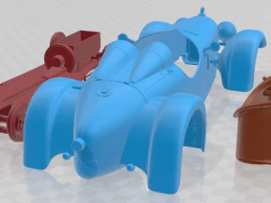 Austro Daimler 1929 Printable Car 3D Print Model