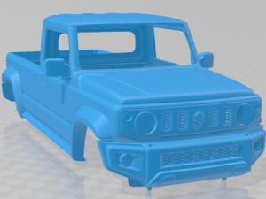 Suzuki Jimny Pickup 2023 Printable Body Car Modelo de impresión 3D