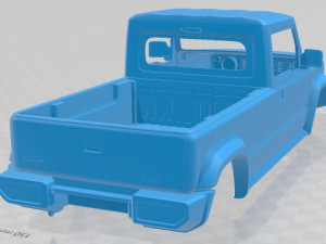 Suzuki Jimny Pickup 2023 Printable Body Car Modelo de impresión 3D