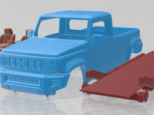 Suzuki Jimny Pickup 2023 Printable Car 3D Print Model