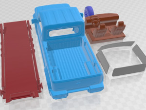 Suzuki Jimny Pickup 2023 Printable Car Modèles 3D en vedette