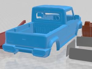 Suzuki Jimny Pickup 2023 Printable Car Modèles 3D en vedette