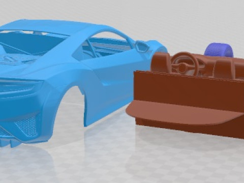 Acura NSX 2016 Printable Car 3D 打印模型