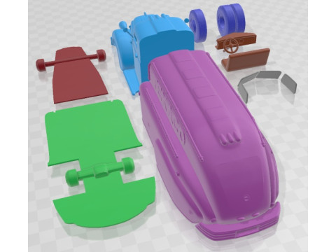 Dodge Airflow Tank Truck 1938 Printable 3D प्रिंट मॉडल