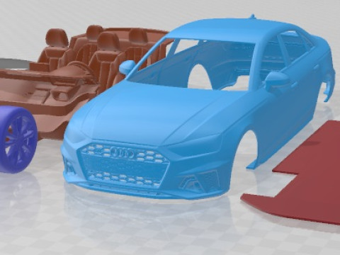 Audi S4 Sedan 2020 Printable Car 3D Print Model