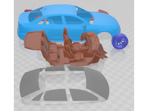 Audi S4 Sedan 2020 Printable Car Modèles 3D en vedette