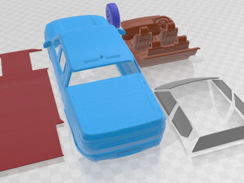 R1T UK Spec Launch Edition 2022 Printable Car 3Dプリントモデル