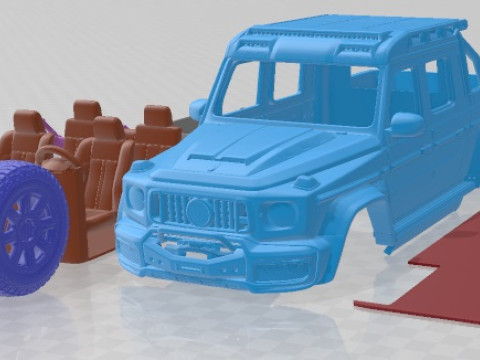 Brabus 900 XLP One of Ten 2023 Printable Car 3Dプリントモデル