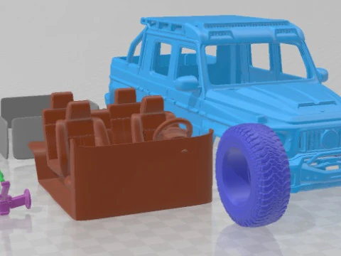 Brabus 900 XLP One of Ten 2023 Printable Car 3D Print Model